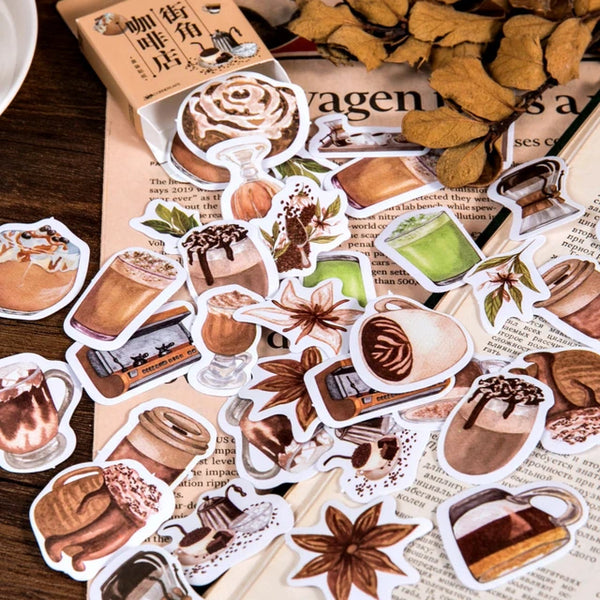 Coffee stickers (set of 46)