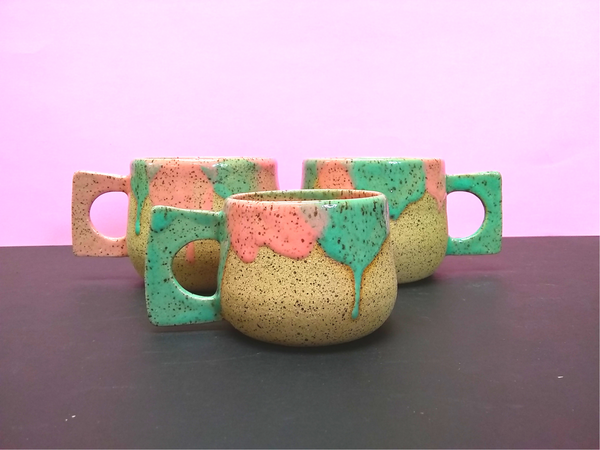Drip Ceramic Mug (8 oz)