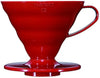 V60-02 Classic Dripper (clear and red)