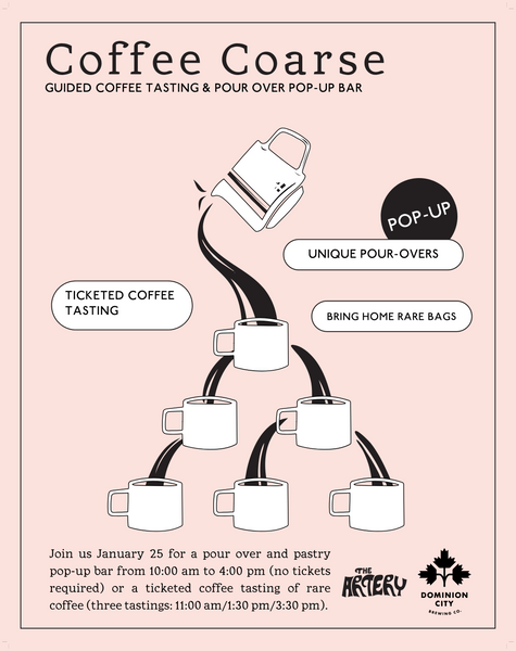 Coffee Coarse: Unique coffee cupping (Jan 25)