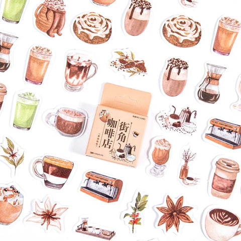Coffee stickers (set of 46)