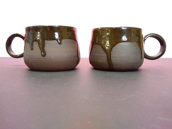Black Drip Ceramic Mug (8 oz)