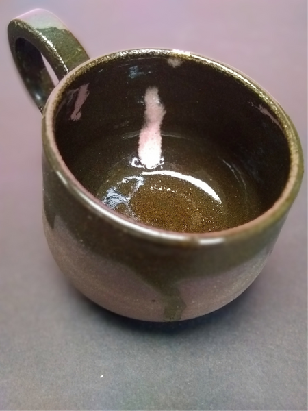 Black Drip Ceramic Mug (8 oz)