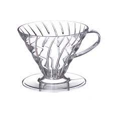 V60-02 Classic Dripper (clear and red)